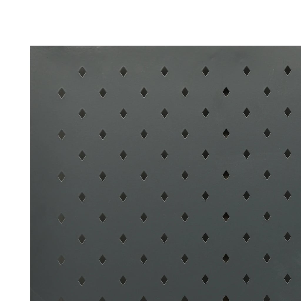 vidaXL Parawany 4-panelowe, 2 szt., antracytowe, 160x180 cm, stalowe