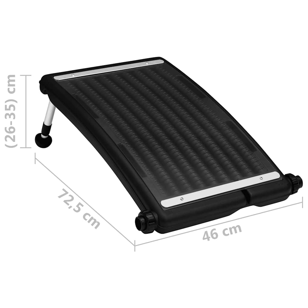 vidaXL Solarne podgrzewacze wody w basenie, łuki, 3 szt., 72,5x46 cm