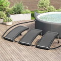 vidaXL Solarne podgrzewacze wody w basenie, łuki, 3 szt., 110x65 cm