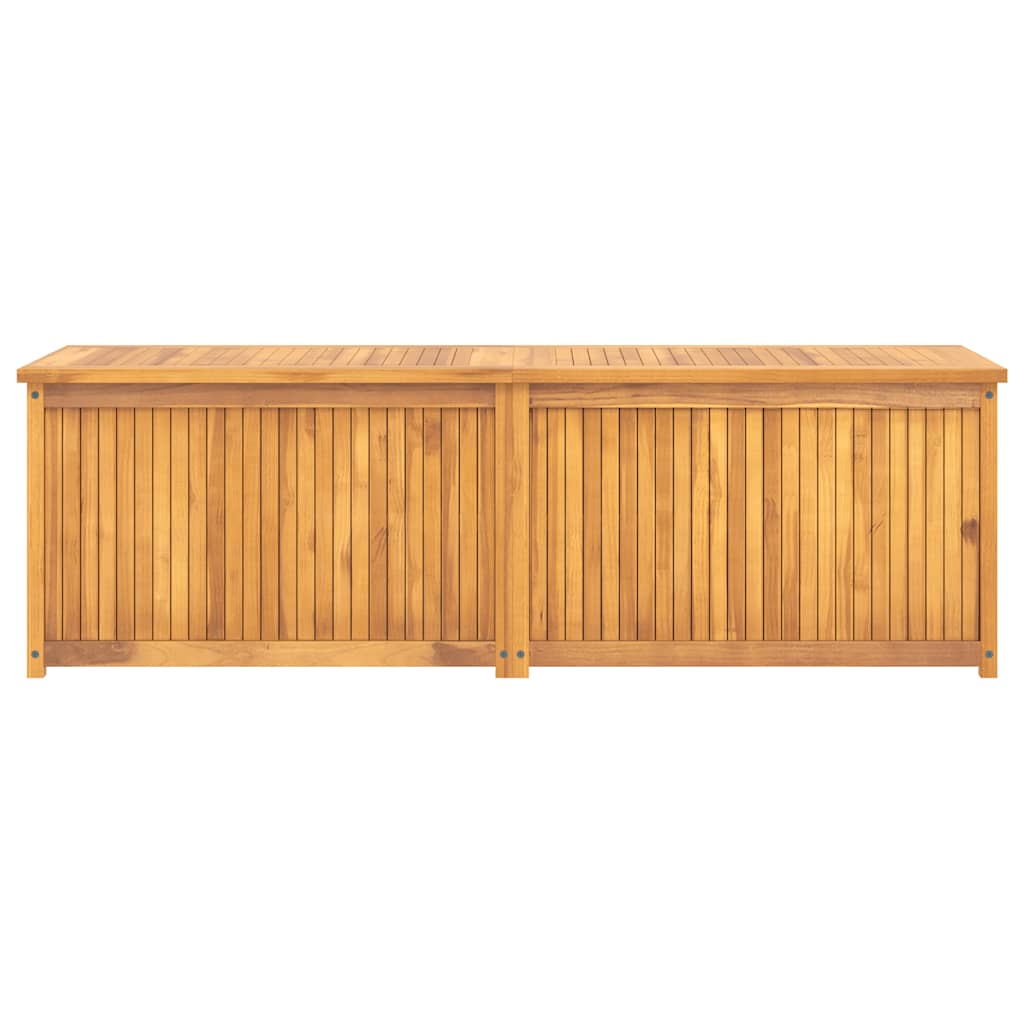 vidaXL Skrzynia ogrodowa, 175x50x55 cm, lite drewno tekowe