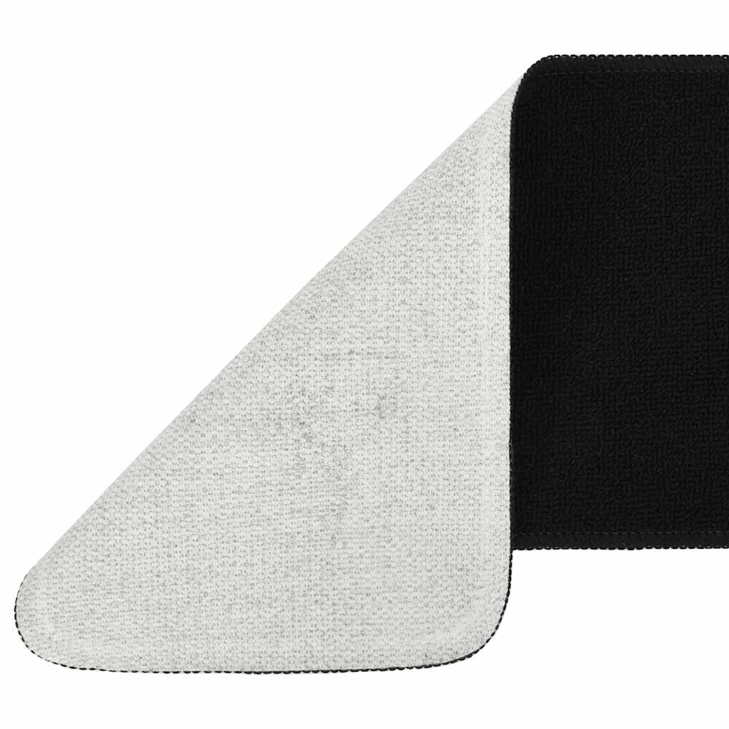 vidaXL Antypoślizgowe nakładki na schody, 15 szt., 60x25 cm, czarne
