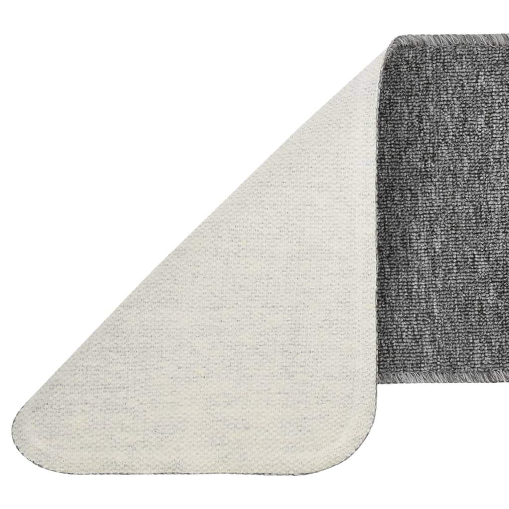vidaXL Antypoślizgowe nakładki na schody, 15 szt., 75x20 cm, szare
