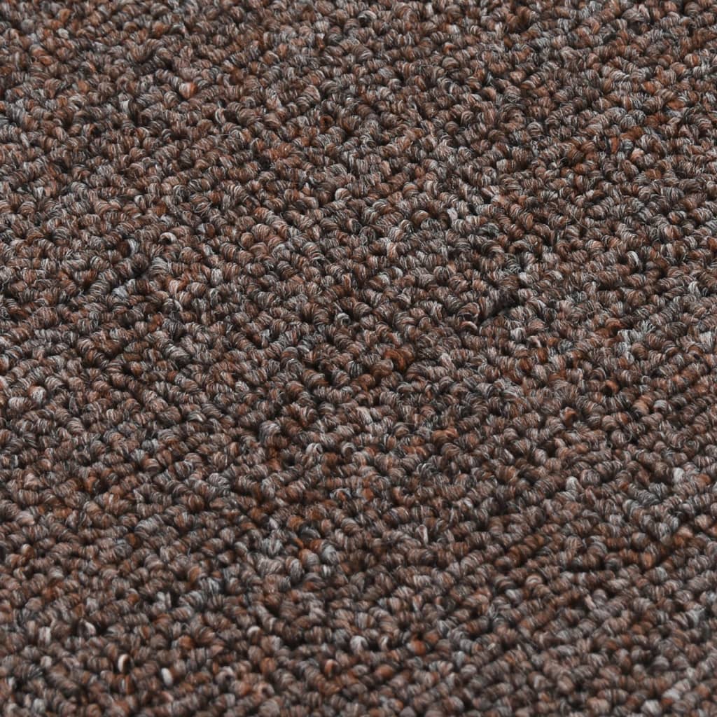 vidaXL Antypoślizgowe nakładki na schody, 15 szt., 60x25 cm, brązowe