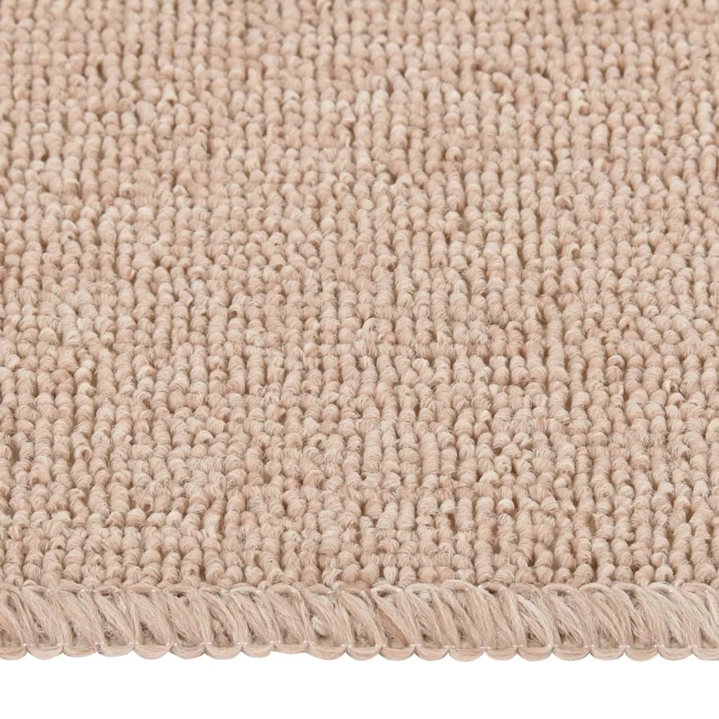 vidaXL Antypoślizgowe nakładki na schody, 15 szt., 60x25 cm, beżowe