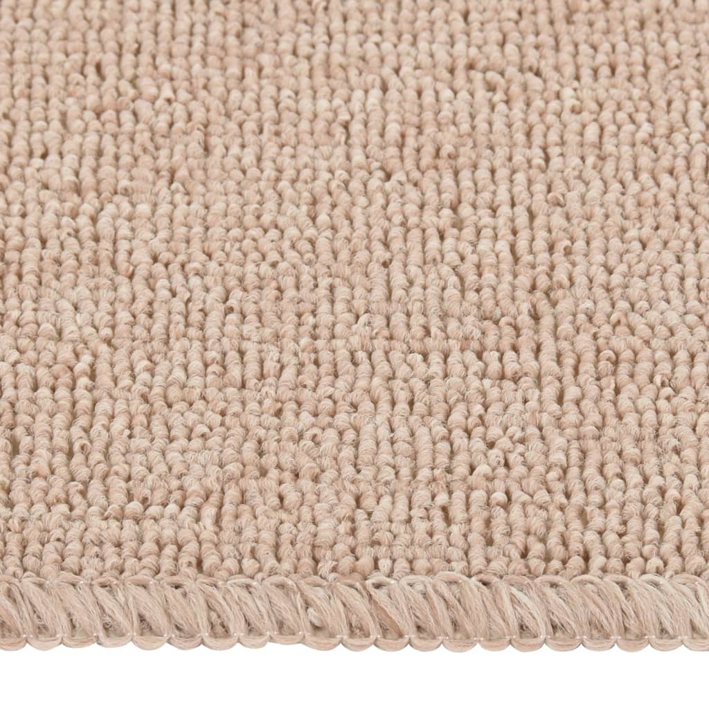 vidaXL Antypoślizgowe nakładki na schody, 15 szt., 75x20 cm, beżowe