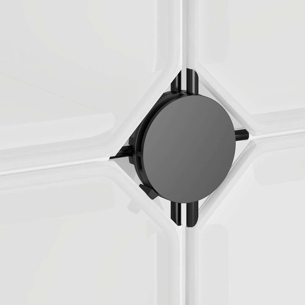vidaXL Stojak na buty, przezroczysty, 94,5x36,5x106 cm, PP