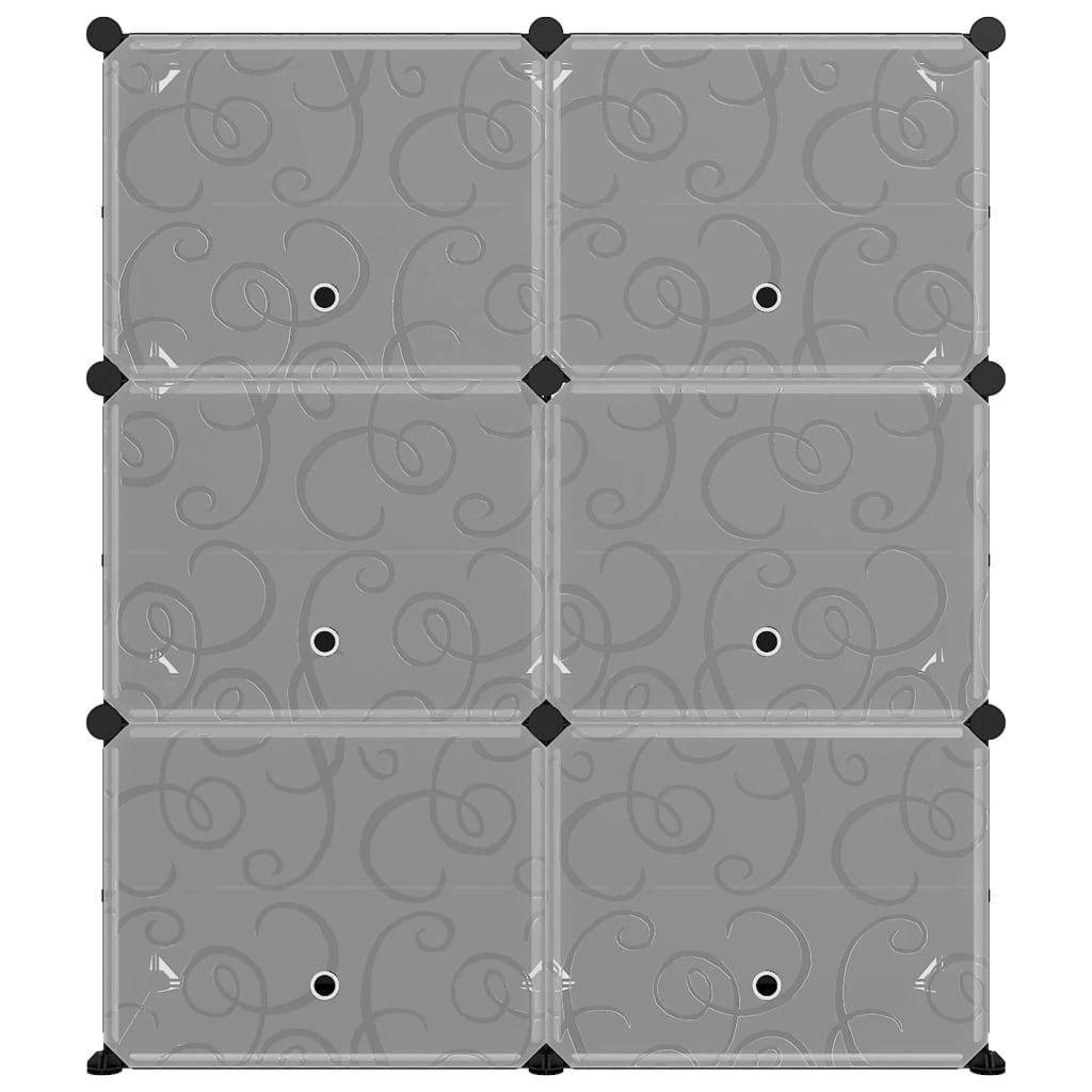 vidaXL Stojak na buty, czarny, 84,5x31x93,5 cm, PP