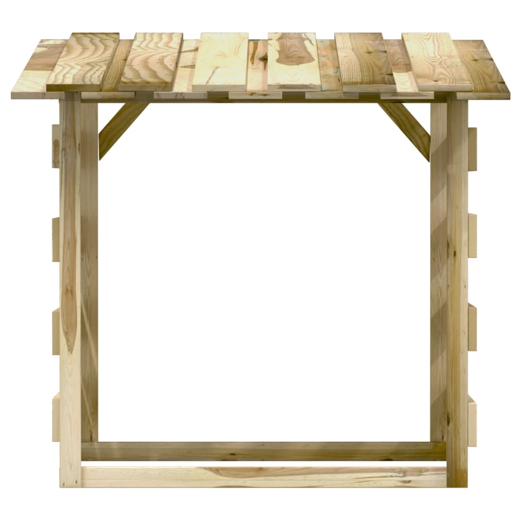 vidaXL Pergole ogrodowe z daszkiem, 3 szt., 100x90x100 cm, sosnowe