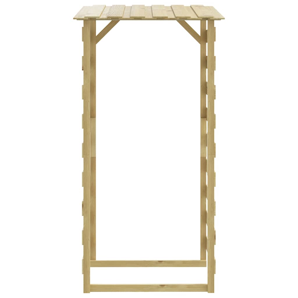 vidaXL Pergole ogrodowe z daszkiem, 3 szt., 100x90x200 cm, sosnowe