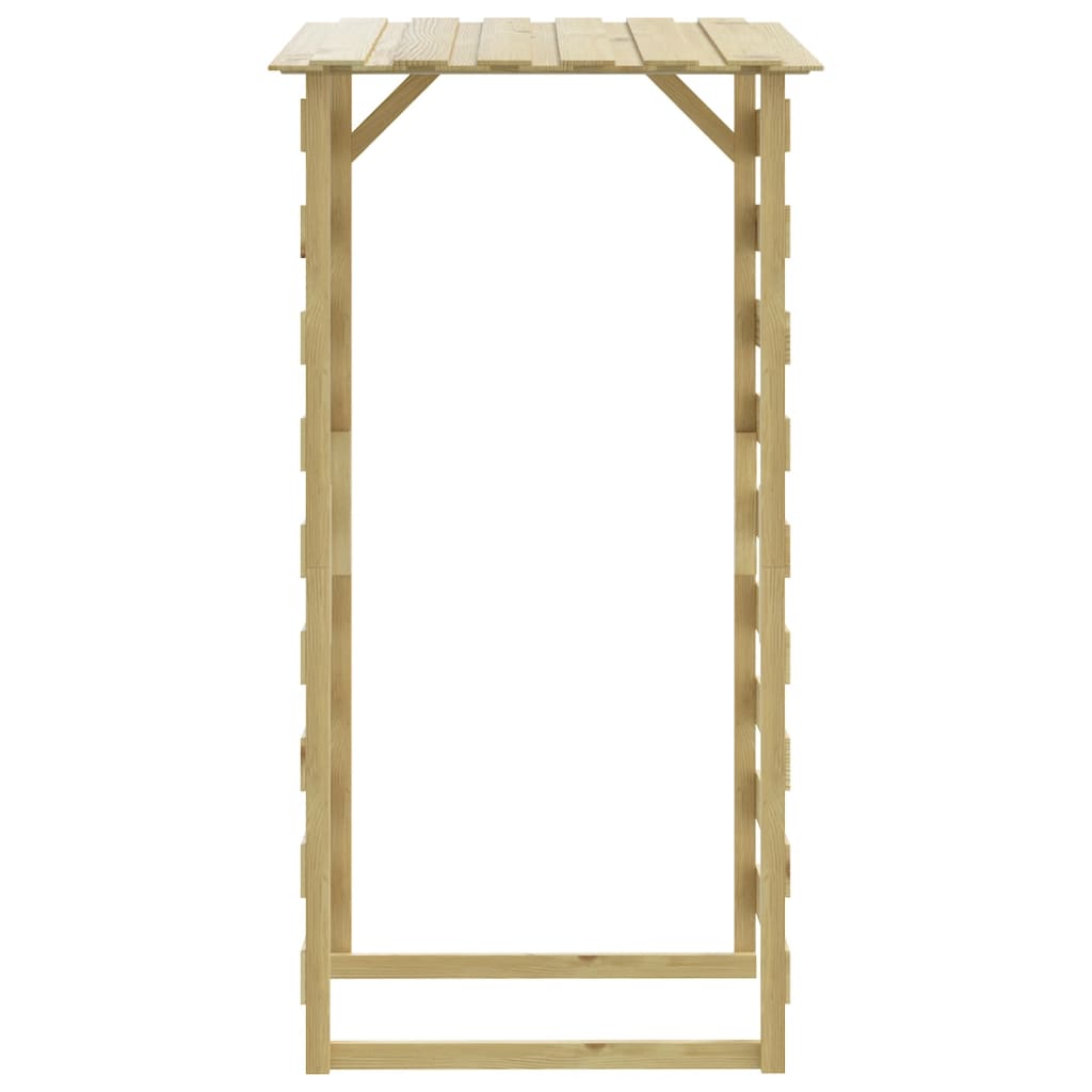 vidaXL Pergole ogrodowe z daszkiem, 6 szt., 100x90x200 cm, sosnowe