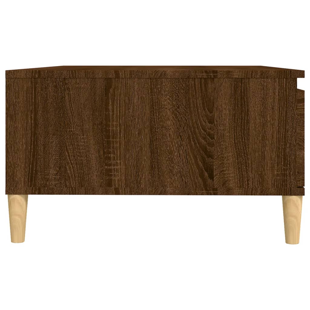 vidaXL Stolik kawowy, brązowy dąb, 90x60x35cm, materiał drewnopochodny