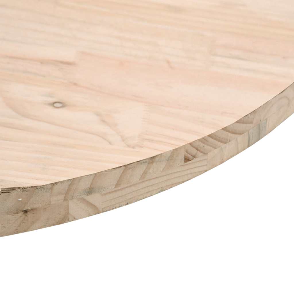 vidaXL Blat stołu, Ø40x2,5 cm, lite drewno sosnowe