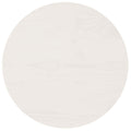vidaXL Blat stołu, biały, Ø40x2,5 cm, lite drewno sosnowe