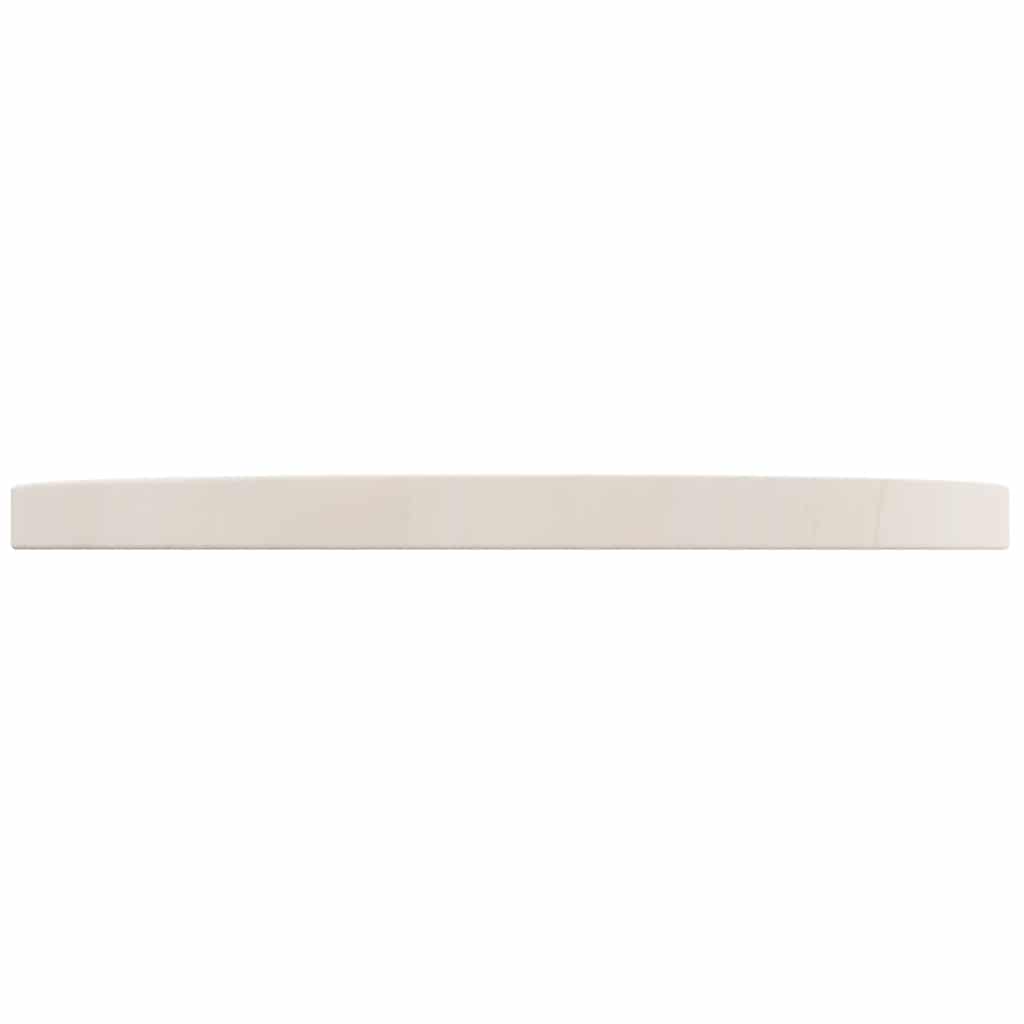 vidaXL Blat stołu, biały, Ø40x2,5 cm, lite drewno sosnowe