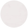 vidaXL Blat stołu, biały, Ø50x2,5 cm, lite drewno sosnowe