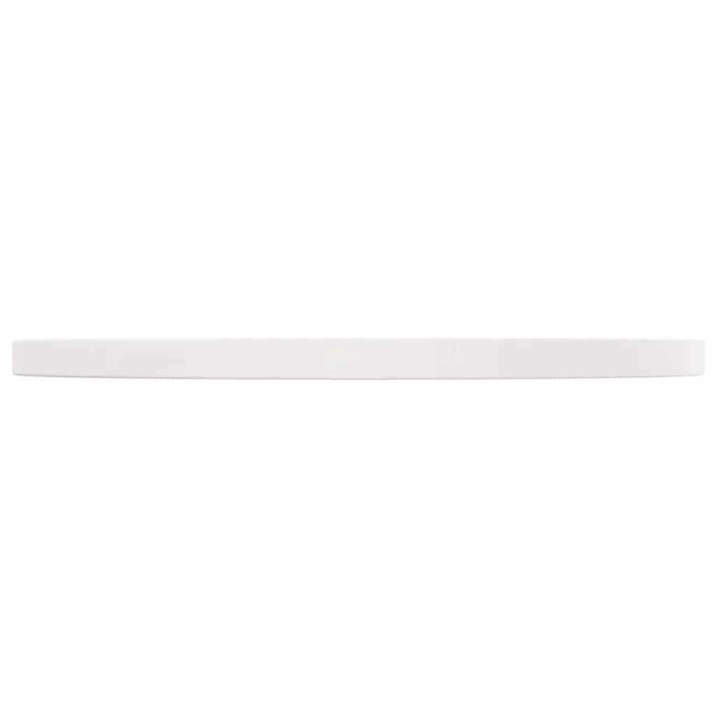vidaXL Blat stołu, biały, Ø60x2,5 cm, lite drewno sosnowe