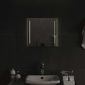 vidaXL Lustro łazienkowe z LED, 40x40 cm