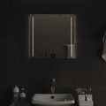 vidaXL Lustro łazienkowe z LED, 50x50 cm