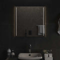 vidaXL Lustro łazienkowe z LED, 60x60 cm