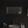 vidaXL Lustro łazienkowe z LED, 60x30 cm