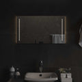 vidaXL Lustro łazienkowe z LED, 70x40 cm