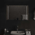 vidaXL Lustro łazienkowe z LED, 70x50 cm