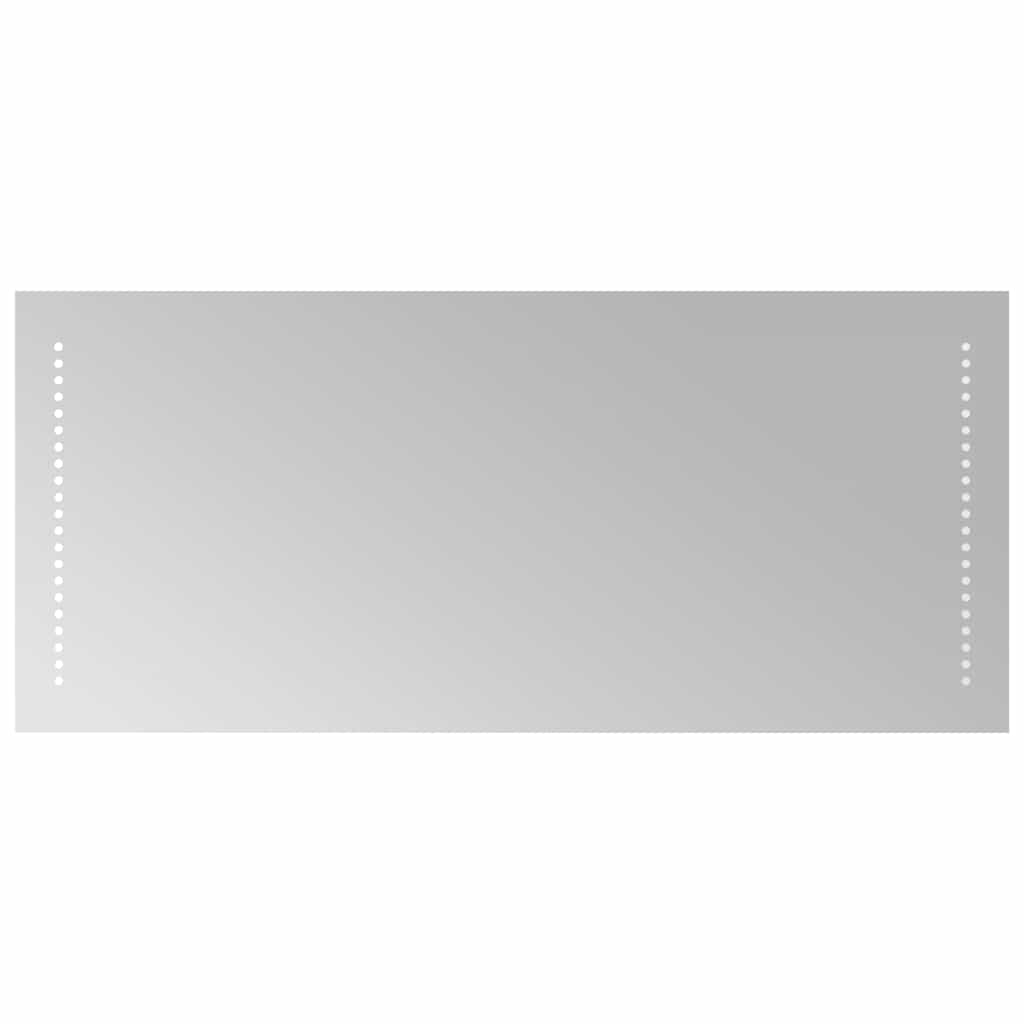 vidaXL Lustro łazienkowe z LED, 90x40 cm