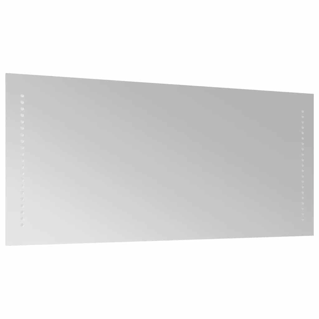 vidaXL Lustro łazienkowe z LED, 90x40 cm