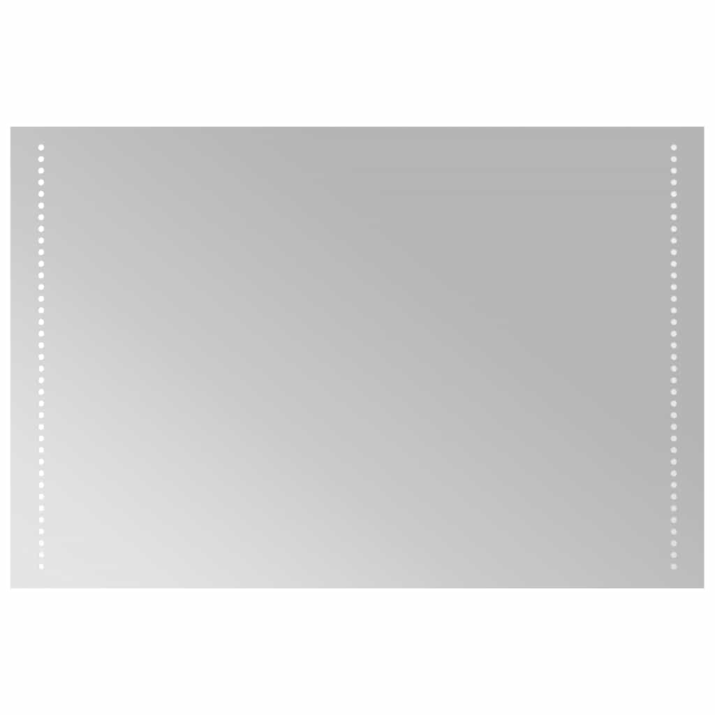 vidaXL Lustro łazienkowe z LED, 90x60 cm