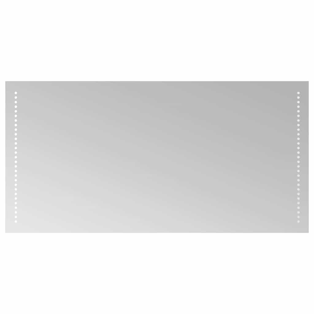 vidaXL Lustro łazienkowe z LED, 100x50cm