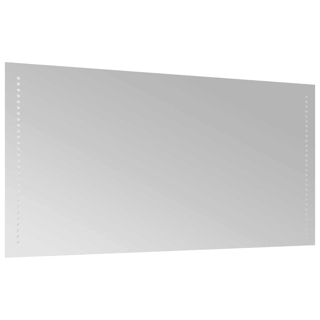 vidaXL Lustro łazienkowe z LED, 100x50cm