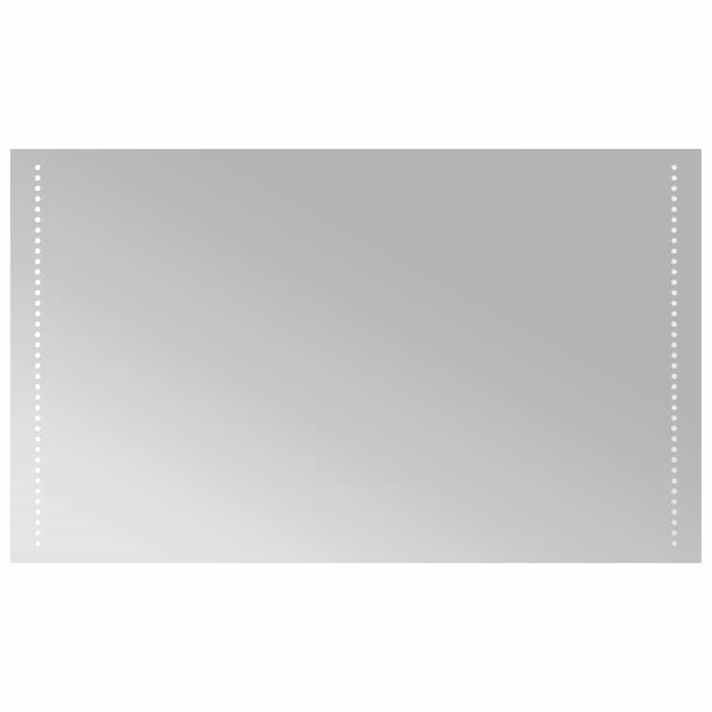 vidaXL Lustro łazienkowe z LED, 100x60 cm