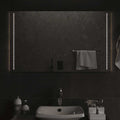 vidaXL Lustro łazienkowe z LED, 100x60 cm