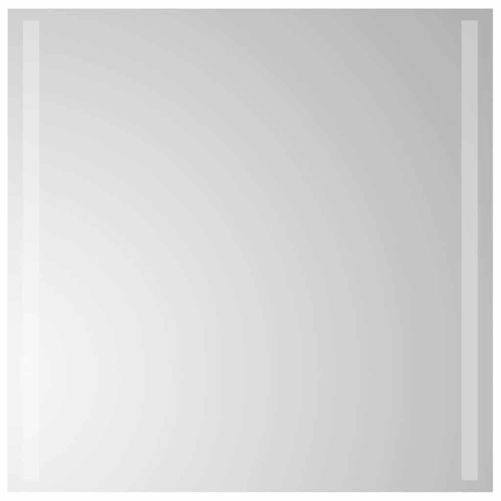 vidaXL Lustro łazienkowe z LED, 60x60 cm