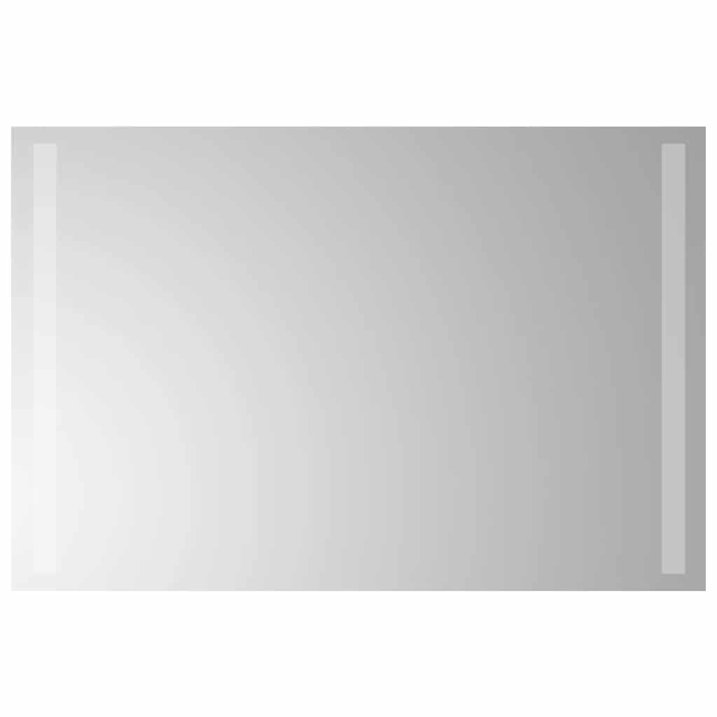 vidaXL Lustro łazienkowe z LED, 60x40 cm