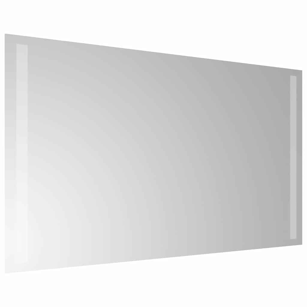 vidaXL Lustro łazienkowe z LED, 70x40 cm