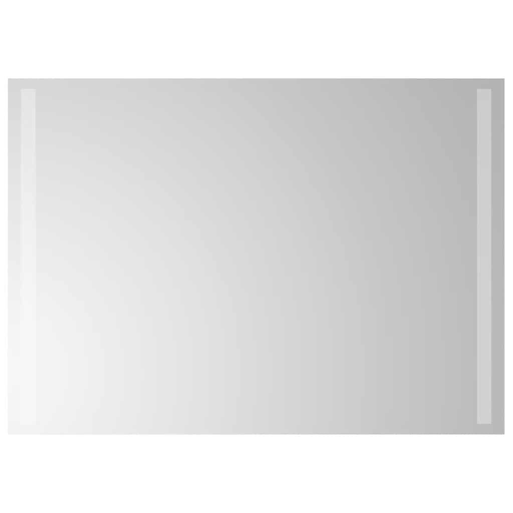 vidaXL Lustro łazienkowe z LED, 70x50 cm