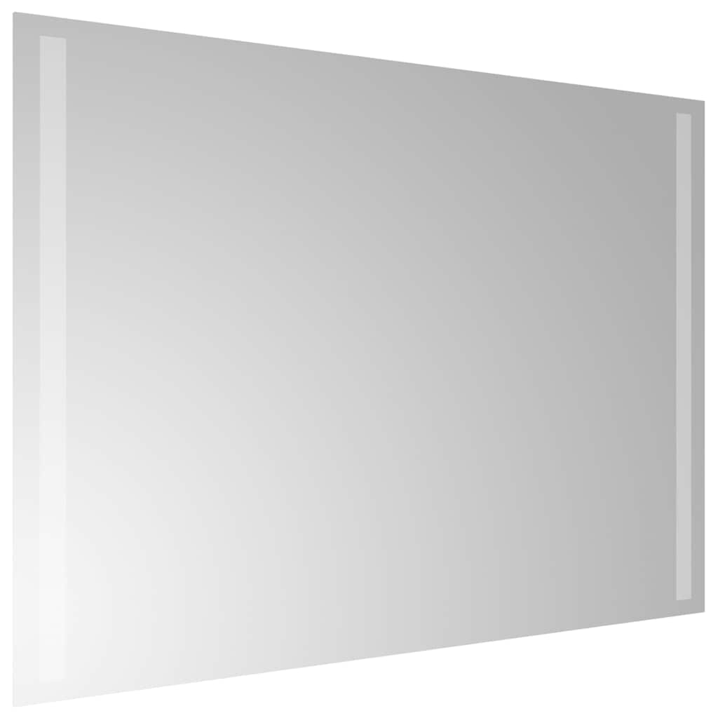 vidaXL Lustro łazienkowe z LED, 70x50 cm
