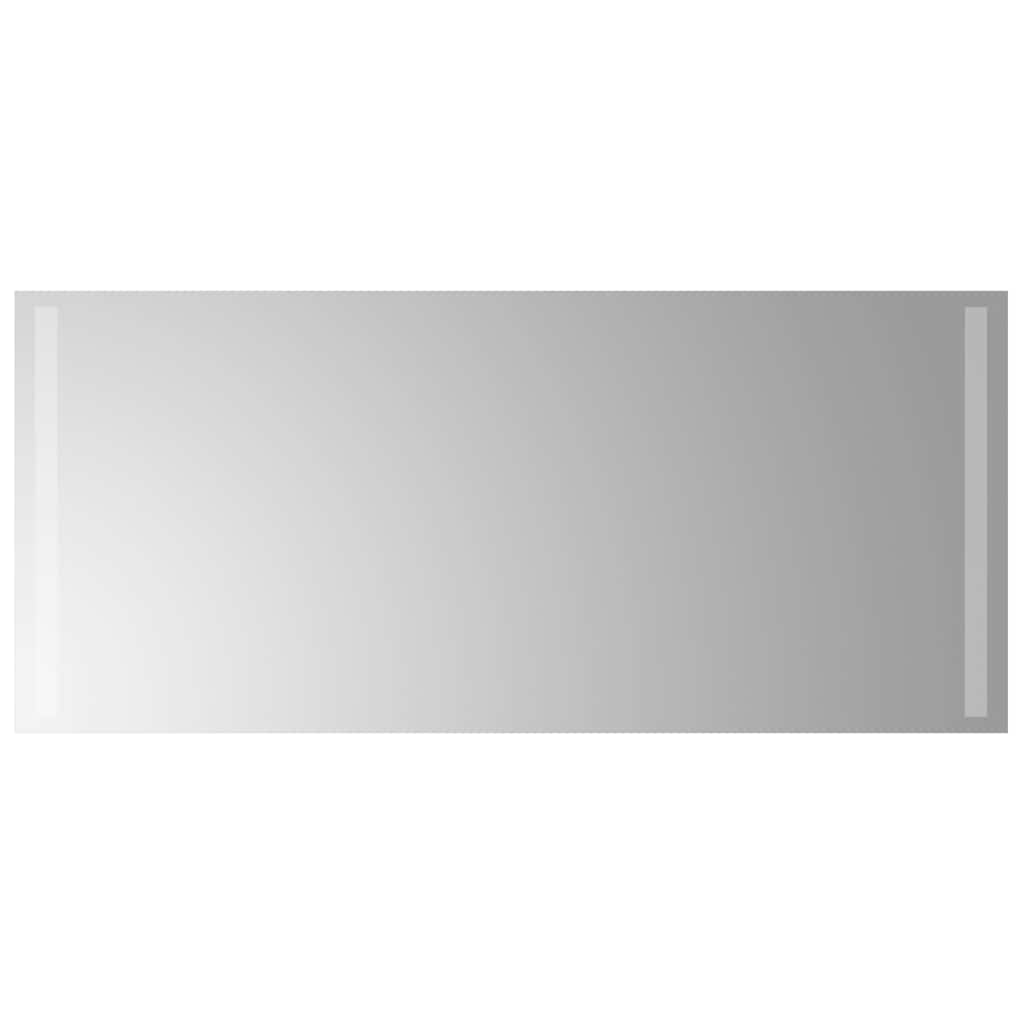 vidaXL Lustro łazienkowe z LED, 90x40 cm