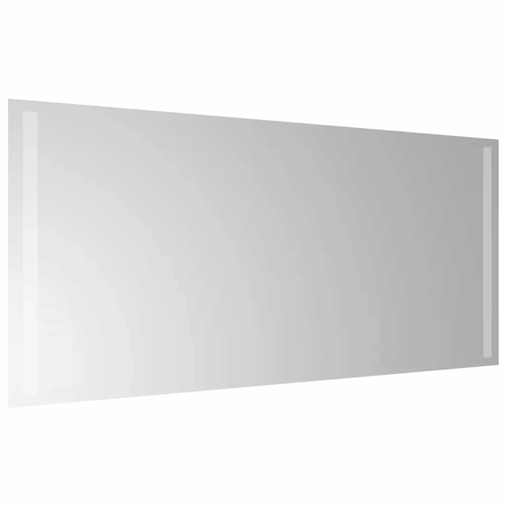 vidaXL Lustro łazienkowe z LED, 90x40 cm