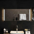 vidaXL Lustro łazienkowe z LED, 90x40 cm