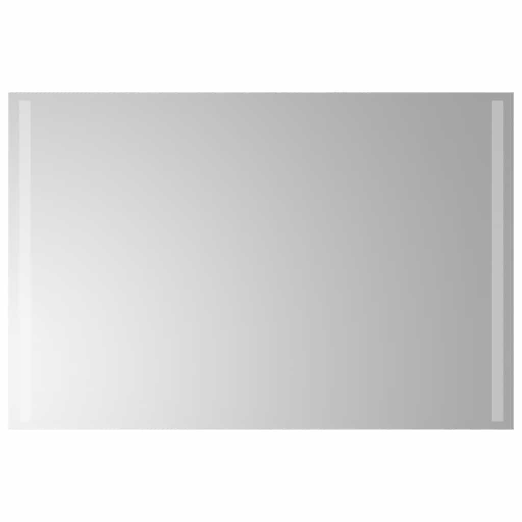 vidaXL Lustro łazienkowe z LED, 90x60 cm