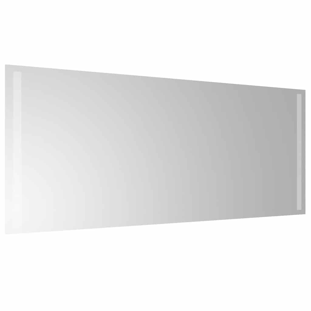 vidaXL Lustro łazienkowe z LED, 100x40 cm