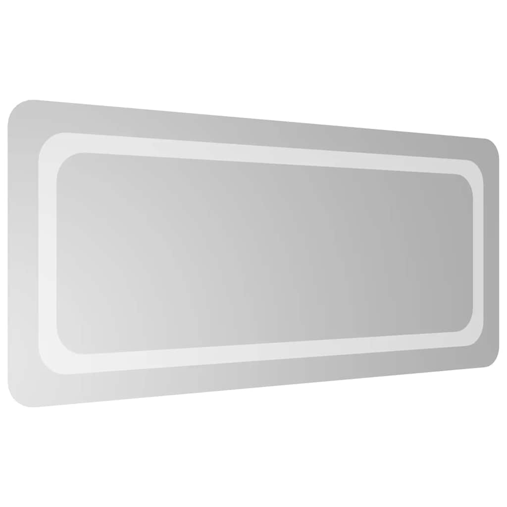 vidaXL Lustro łazienkowe z LED, 90x40 cm