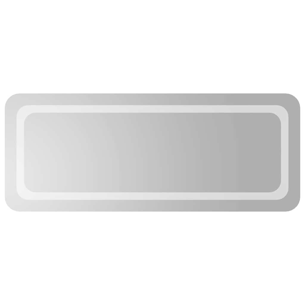 vidaXL Lustro łazienkowe z LED, 100x40 cm