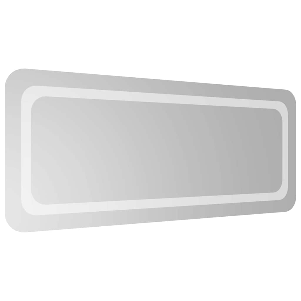 vidaXL Lustro łazienkowe z LED, 100x40 cm