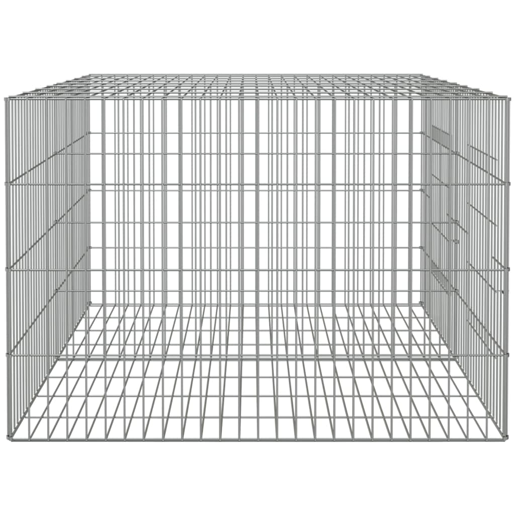 vidaXL Klatka dla królika, 2 panele, 110x79x54cm, galwanizowane żelazo