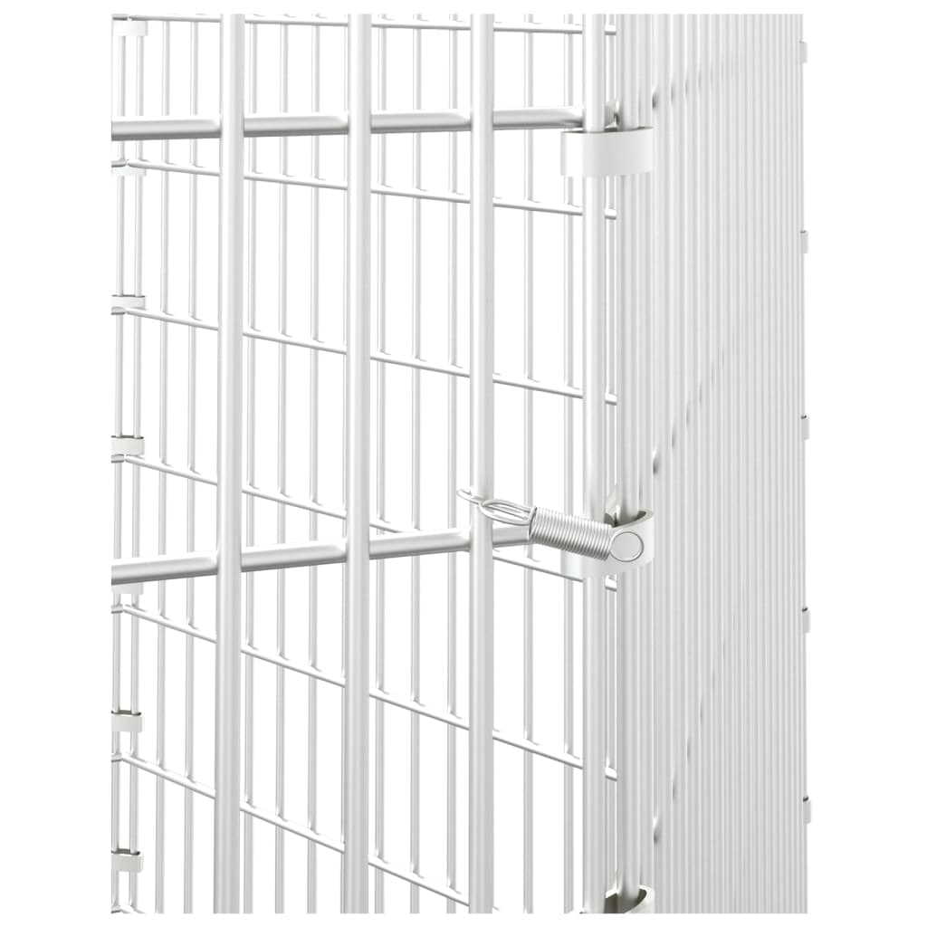 vidaXL Kojec dla zwierząt, 6 paneli, 54x80 cm, galwanizowane żelazo