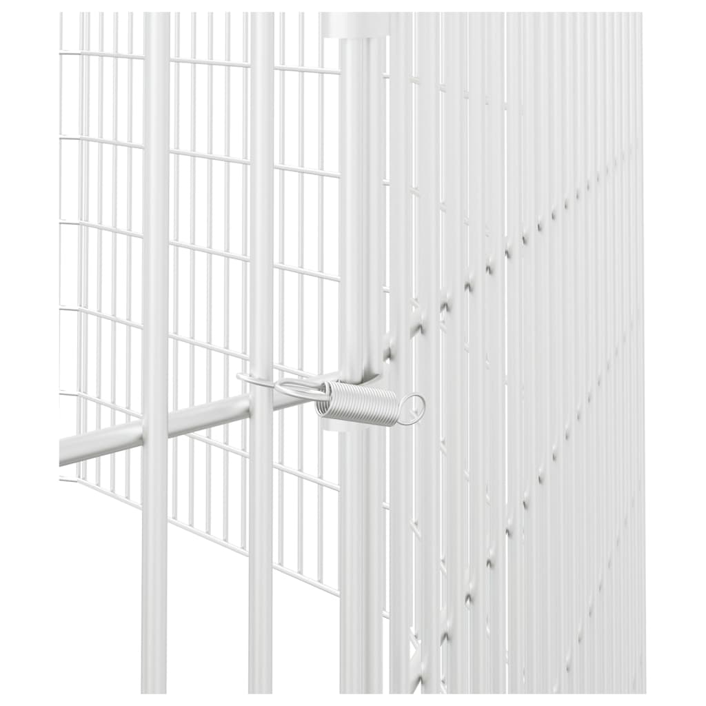 vidaXL Kojec dla zwierząt, 12 paneli, 54x80 cm, galwanizowane żelazo