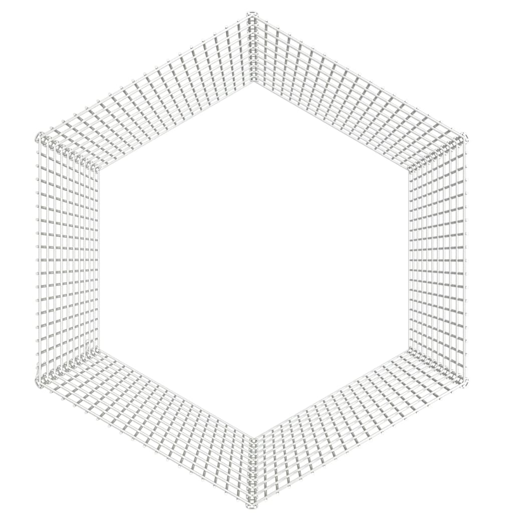 vidaXL Kojec dla zwierząt, 6 paneli, 54x100 cm, galwanizowane żelazo